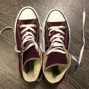 Maroon Converse